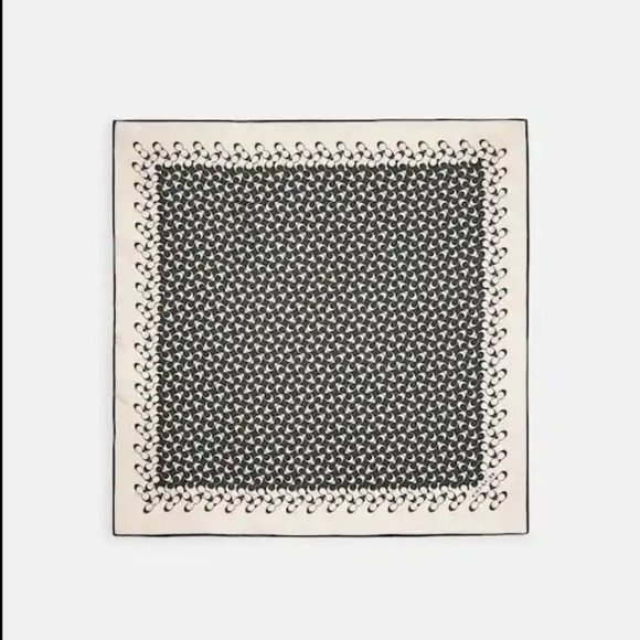 Coach Signature Silk Square Scarf - 35